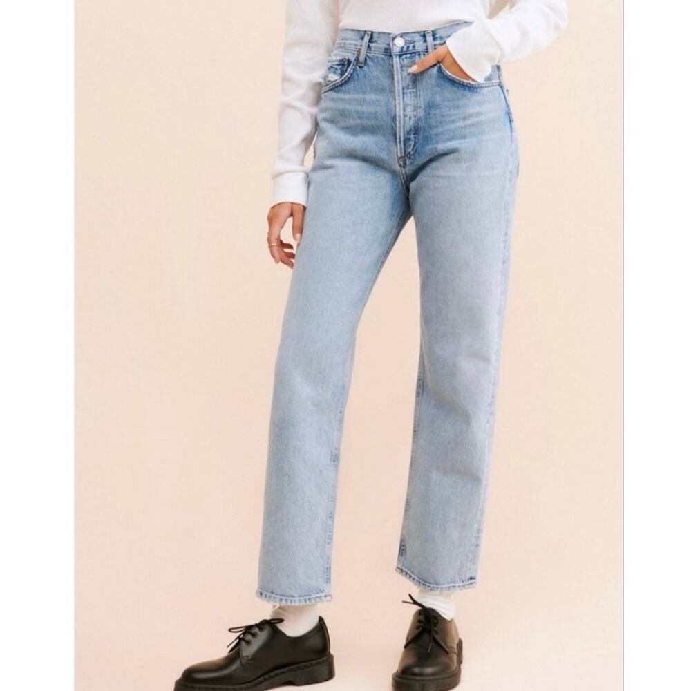 AGOLDE 90's Mid Rise Relaxed Jeans Blue Size 34